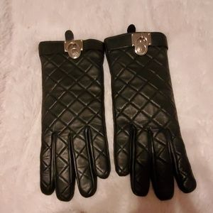 Michael Kors leather gloves